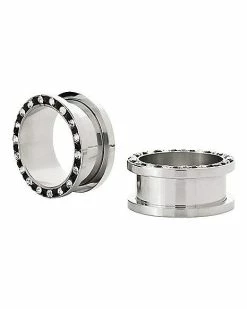 Budget βοΈ CZ Screw Fit Silvertone and Black Screw Fit Tunnels π§¨
