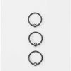 Flash Sale π Multi-Pack Round CZ Black Hinged Hoop Nose Rings 3 Pack - 18 Gauge π 2 Flash Sale π Multi-Pack Round CZ Black Hinged Hoop Nose Rings 3 Pack - 18 Gauge π -Playboy Shop 03984416 a