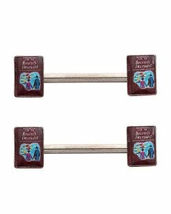 Discount 🧨 Handbook for the Recently Deceased Nipple Barbells 14 Gauge - Beetlejuice ✔️