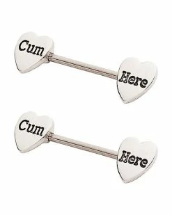 Discount 𧨠Cum Here Nipple Barbells - 14 Gauge π₯ 8 Discount 𧨠Cum Here Nipple Barbells - 14 Gauge π₯ -Playboy Shop 03984861 b