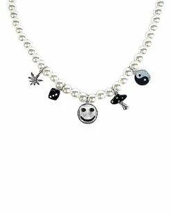 Wholesale 😍 Weed Leaf Smiley Face Mushroom Charm Necklace 👏