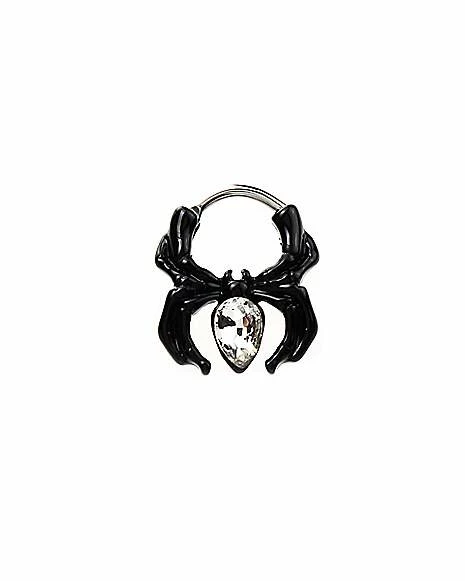 Top 10 π CZ Spider Septum Ring - 16 Gauge π 3 Top 10 π CZ Spider Septum Ring - 16 Gauge π