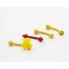 Best reviews of 🧨 Multi-Pack Rubber Ducky Curved Barbells 4 Pack - 16 Gauge ❤️ -Playboy Shop 03985702 a