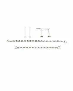Cheap π₯ Multi-Pack CZ L-Bend Nose Rings and Nose Chains 2 Pair - 18 Gauge π₯ 12 Cheap π₯ Multi-Pack CZ L-Bend Nose Rings and Nose Chains 2 Pair - 18 Gauge π₯ -Playboy Shop 03985918 a