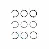 Best reviews of 😀 Multi-Pack CZ Black and Oil Slick Hoop Nose Rings 9 Pack - 20 Gauge 🎉 -Playboy Shop 03986031 a
