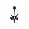 Promo π₯ CZ Black Flower Titanium Belly Ring - 14 Gauge π 1 Promo π₯ CZ Black Flower Titanium Belly Ring - 14 Gauge π -Playboy Shop 03986601 a