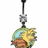 Best Sale π CZ Angry Beavers Dangle Belly Ring - 14 Gauge π 2 Best Sale π CZ Angry Beavers Dangle Belly Ring - 14 Gauge π -Playboy Shop 03986817 a