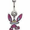 Budget 🥰 CZ Ickis Dangle Belly Ring 14 Gauge - Aaahh!! Real Monsters 👏 -Playboy Shop 03986841 a