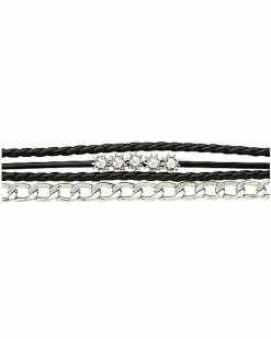 Best deal ⭐ Multi-Pack Spike Ball Chain and Cord Bracelets - 4 Pack 😍