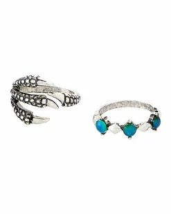 New 🤩 Multi-Pack Dragon Claw Sword and Mood Rings - 5 Pack 🎁 -Playboy Shop 03987757 c