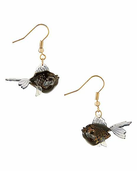 Discount π Black Goldfish Dangle Earrings π 3 Discount π Black Goldfish Dangle Earrings π