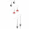 Best Sale β Multi-Pack Mushroom Yin Yang and Skull Dangle Earrings - 3 Pair β 2 Best Sale β Multi-Pack Mushroom Yin Yang and Skull Dangle Earrings - 3 Pair β -Playboy Shop 03987997 a