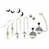 New 🔥 Multi-Pack Black Bat Moon and Skull Earrings - 6 Pair 😀 -Playboy Shop 03988060 a