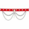 New ⌛ Double Chain Spiked Red Choker Necklace 😉 -Playboy Shop 03988219 a
