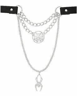 Buy ✔️ Triple Chain Spider and Web Choker Necklace ⌛