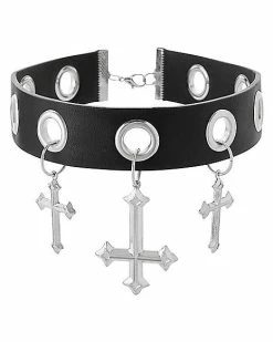 Brand new π₯° Upside Down Cross Choker Necklace π€© 5 Brand new π₯° Upside Down Cross Choker Necklace π€© -Playboy Shop 03988276 b