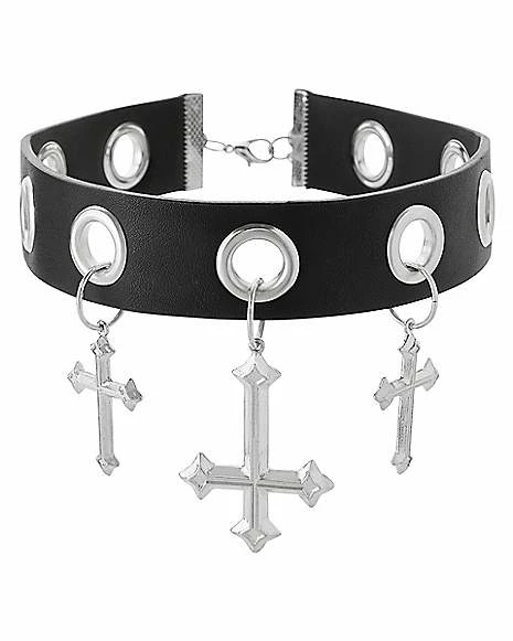 Brand new π₯° Upside Down Cross Choker Necklace π€© 4 Brand new π₯° Upside Down Cross Choker Necklace π€© - Image 2