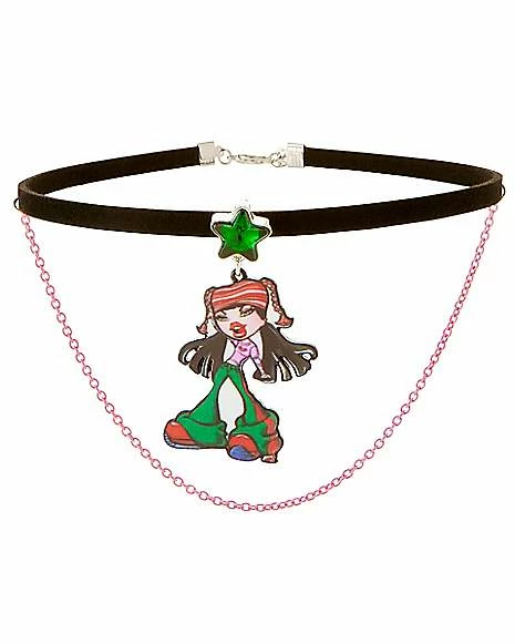 Budget 🧨 Jade Fabric Choker Necklace - Bratz 🥰 3 Budget 🧨 Jade Fabric Choker Necklace - Bratz 🥰