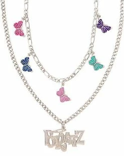 Outlet 🤩 Bratz Butterfly Double Strand Chain Necklace 👏