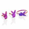 Best Sale ✔️ Multi-Pack Purple Playboy Bunny Nose Rings 3 Pack - 20 Gauge 🥰 -Playboy Shop 03989118 a