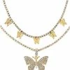 Discount π CZ Butterfly Double Chain Necklace βοΈ 2 Discount π CZ Butterfly Double Chain Necklace βοΈ -Playboy Shop 03989530 a