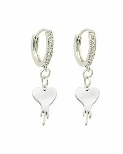 Coupon π₯° CZ Melting Heart Dangle Huggie Hoop Earrings - 18 Gauge β 5 Coupon π₯° CZ Melting Heart Dangle Huggie Hoop Earrings - 18 Gauge β -Playboy Shop 03995651 b