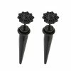Discount 👏 Black CZ Filigree Fake Tapers - 14 Gauge 🧨