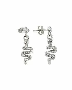 Best deal 🌟 CZ Snake Stud Dangle Earrings 💯