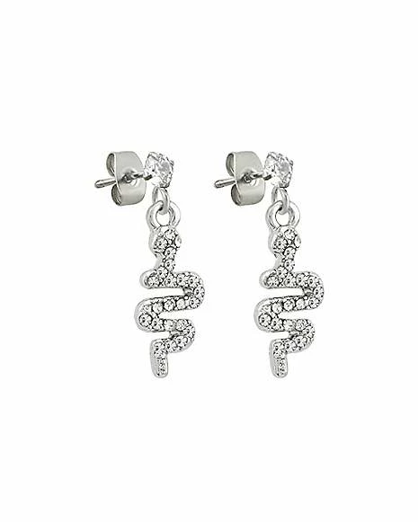 Best deal π CZ Snake Stud Dangle Earrings π― 4 Best deal π CZ Snake Stud Dangle Earrings π― - Image 2