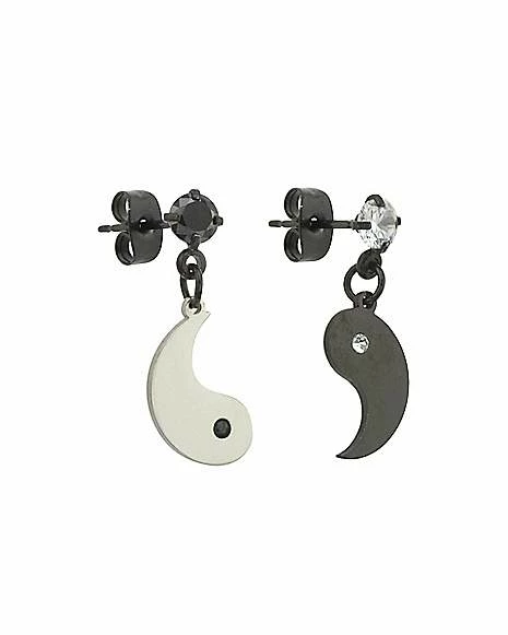 Best reviews of π CZ Yin Yang Dangle Stud Earrings - 20 Gauge π 4 Best reviews of π CZ Yin Yang Dangle Stud Earrings - 20 Gauge π - Image 2