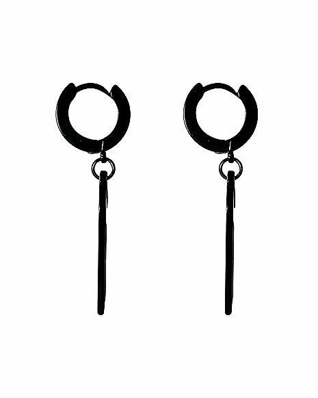 Best deal π Do Not Disturb Huggie Dangle Earrings - 18 Gauge π 4 Best deal π Do Not Disturb Huggie Dangle Earrings - 18 Gauge π - Image 2