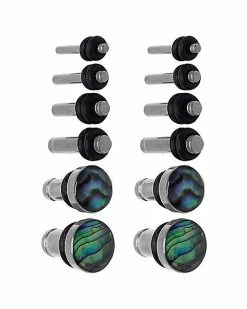 Best Sale 🎉 Multi-Pack Anodized Plugs - 6 Pair 🔔