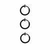 Outlet 👏 Multi-Pack Black Faux Hoop Rings - 3 Pack 🎁 -Playboy Shop 03996360 a
