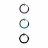 Coupon 👏 Multi-Pack Purple Teal and Black Fake Hoop Earrings - 3 Pack ✔️ -Playboy Shop 03996378 a