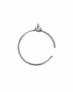 Discount ❤️ Silvertone Fake Orbital Earring 🥰 -Playboy Shop 03996436 c