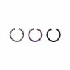 Deals 🥰 Multi-Pack Silvertone Purple and Black Fake Septum Rings - 3 Pack 🧨 -Playboy Shop 03996451 a