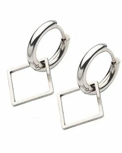 Discount π― Square Huggie Dangle Earrings - 18 Gauge β¨ 5 Discount π― Square Huggie Dangle Earrings - 18 Gauge β¨ -Playboy Shop 03996576 b