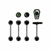 Hot Sale 😍 Multi-Pack Coffin and Black Barbells 4 Pack - 14 Gauge 😍 -Playboy Shop 03996618 a