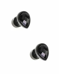 New π₯ CZ Faux Black Teardrop Plugs - 18 Gauge β¨ 8 New π₯ CZ Faux Black Teardrop Plugs - 18 Gauge β¨ -Playboy Shop 03996725 c