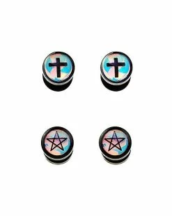 Cheapest 🎉 Multi-Pack Faux Cross Tapers and Plugs - 18 Gauge ✔️
