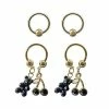 Best Pirce 👏 Multi-Pack Bear Dangle Captive and Horseshoe Rings 4 Pack - 16 Gauge ❤️ -Playboy Shop 03998796 a