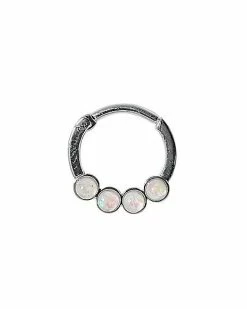 Deals 🛒 Opal-Effect Septum Ring - 16 Gauge 🛒