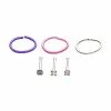 Buy 🎁 Multi-Pack CZ Pink Purple Clear Nose Pins and Hoop Nose Rings 6 Pack - 20 Gauge ✨ -Playboy Shop 04100293 a