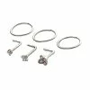 Buy 💯 Multi-Pack CZ Cluster L-Bend and Hoop Nose Rings 6 Pack - 20 Gauge ❤️ -Playboy Shop 04100301 b