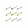 Best deal 🌟 Multi-Pack CZ Goldtone and Silvertone Bone Nose Rings 9 Pack - 20 Gauge 💯 -Playboy Shop 04101382 a