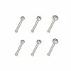Wholesale 😉 Multi-Pack CZ Titanium Round Nose Pins 6 Pack - 20 Gauge 🧨 -Playboy Shop 04102505 a