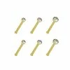 Best Pirce 👍 Multi-Pack Round CZ Goldtone Titanium Bone Nose Rings 6 Pack - 20 Gauge 😀 -Playboy Shop 04102513 a
