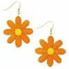 Outlet 😀 Orange Daisy Dangle Earrings 🎉 1 Outlet 😀 Orange Daisy Dangle Earrings 🎉 -Playboy Shop 04109245 a