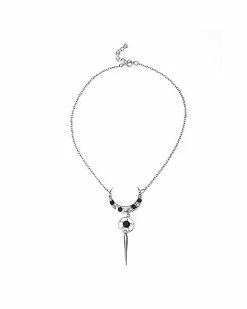 Best reviews of 👏 Crescent Moon Pentagram Spike Necklace 🔥