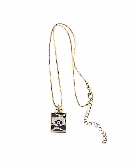 Budget π Goldtone Black and White Evil Eye Pendant Necklace π 3 Budget π Goldtone Black and White Evil Eye Pendant Necklace π